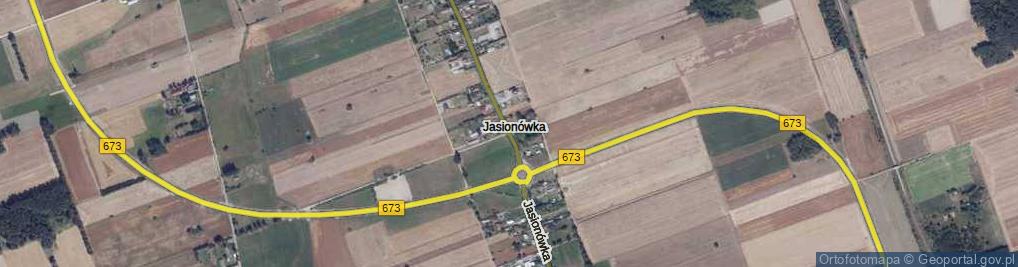 Zdjęcie satelitarne Jasionówka ul.